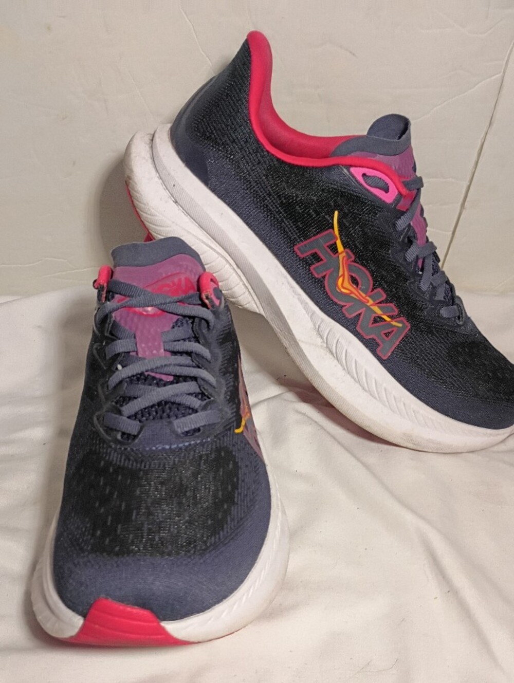 Hoka Women's Mach 6 Running Shoes Varsity Navy / Nautical Dusk Size 9B